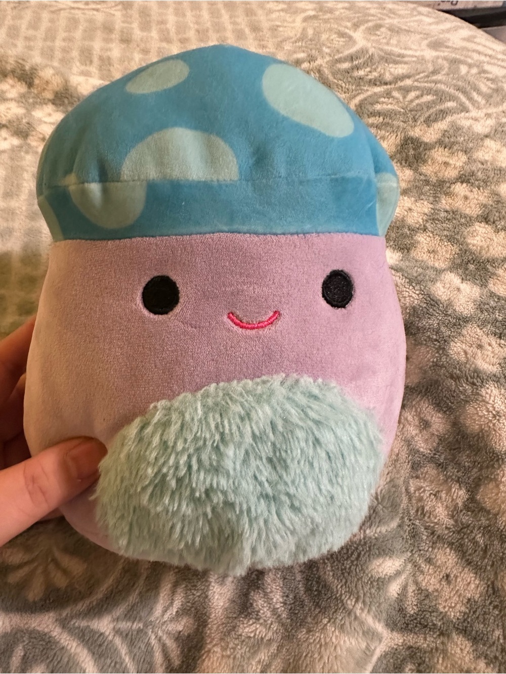 Squishmallow Pyle the Plush Mushroom Stuffed Toy - Lavender & Aqua Kids Toy